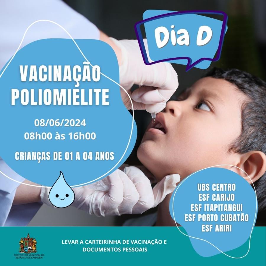SAÚDE - Dia D de Vacinação da Polio