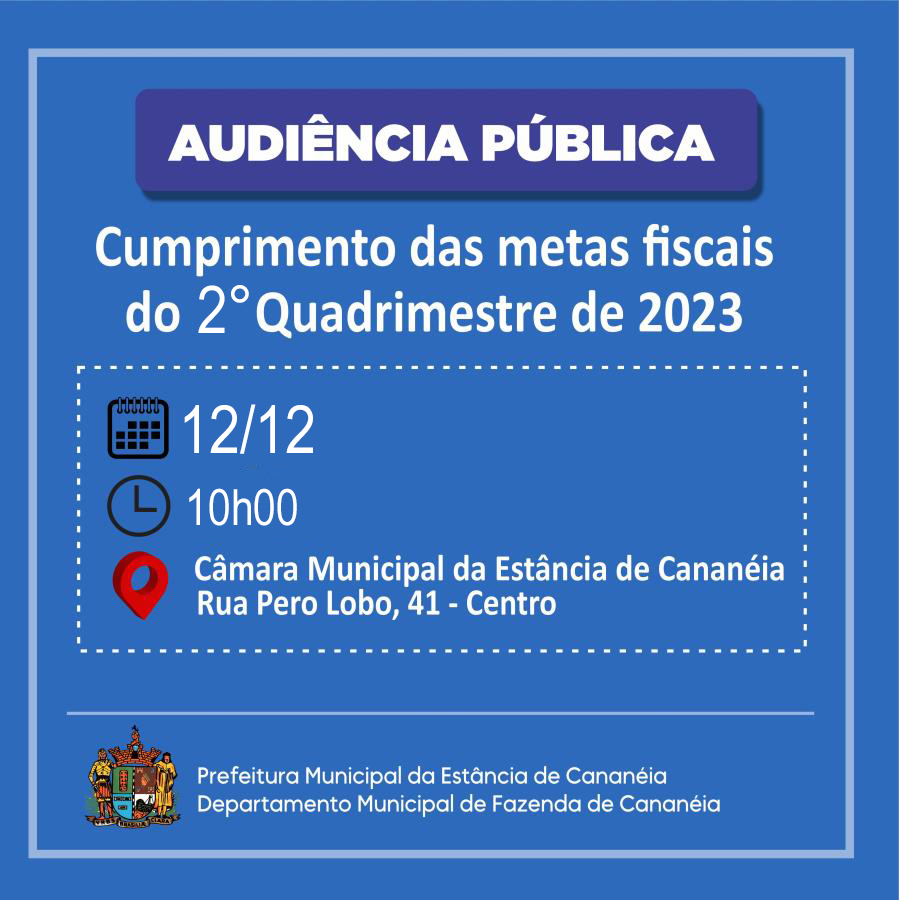 Recomendação Ministério Público - Prefeitura de Cananéia