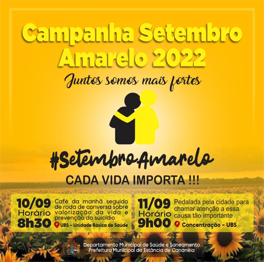 CAMPANHA SETEMBRO AMARELO 2022