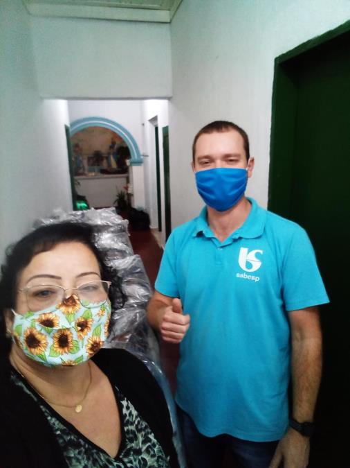 SABESP doa cobertores ao Fundo Social