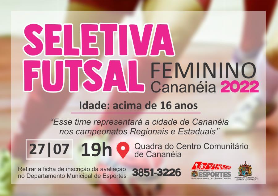 Seletiva Futsal Feminino 2022