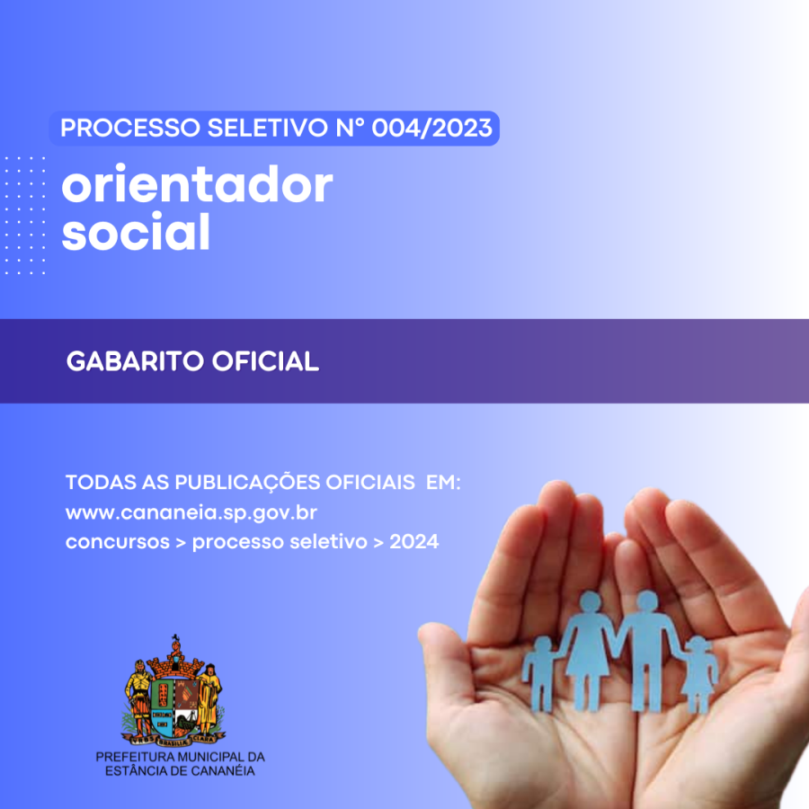 SOCIAL - Gabarito Oficial do Processo Seletivo