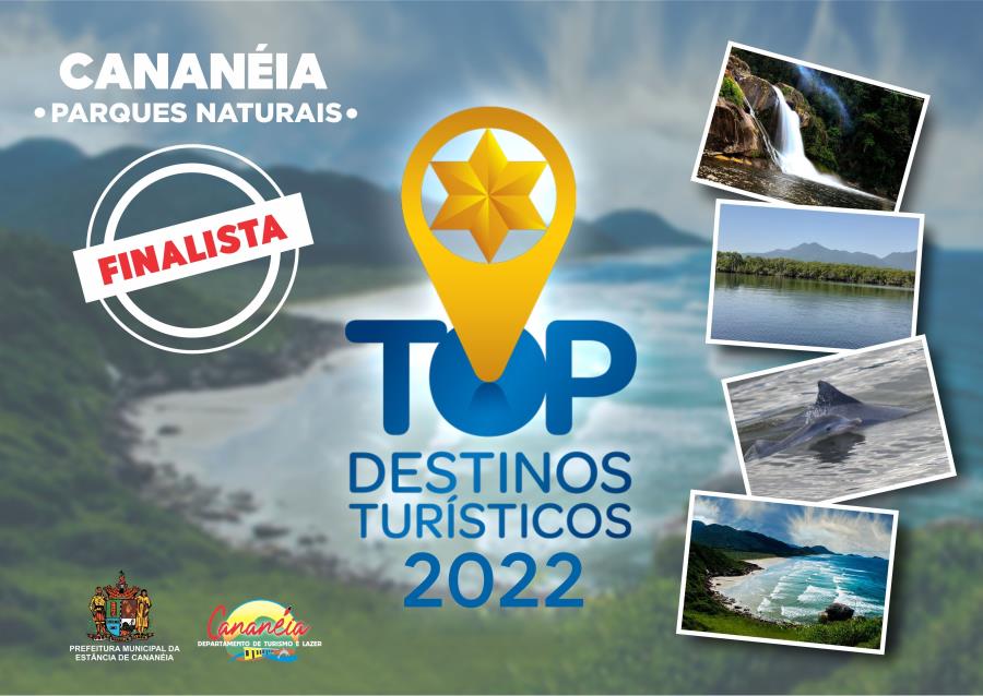 Cananéia é finalista no prêmio Top Destinos turísticos 2022
