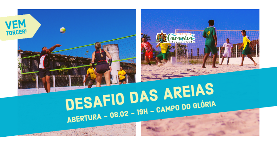 Vai começar o Desafio das Areias de Cananéia!