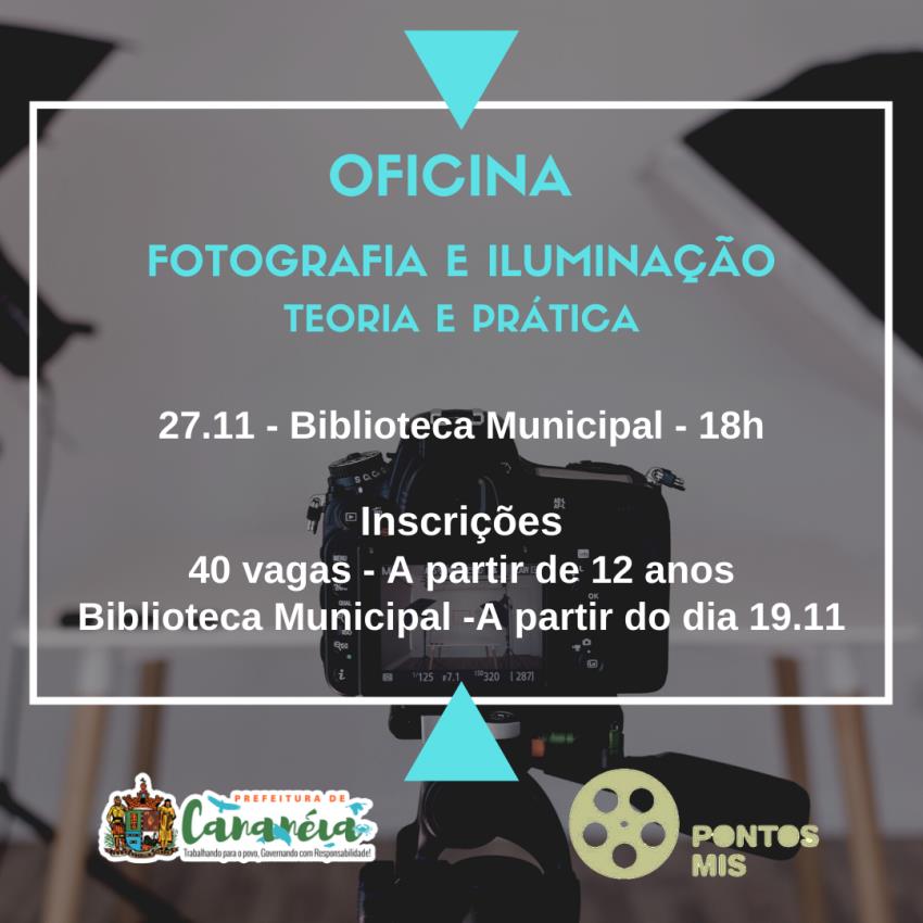 Pontos MIS traz oficina sobre iluminação na fotografia