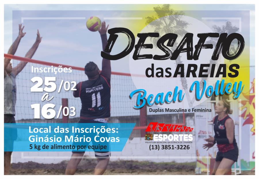 Vem aí o "Desafio das Areias"