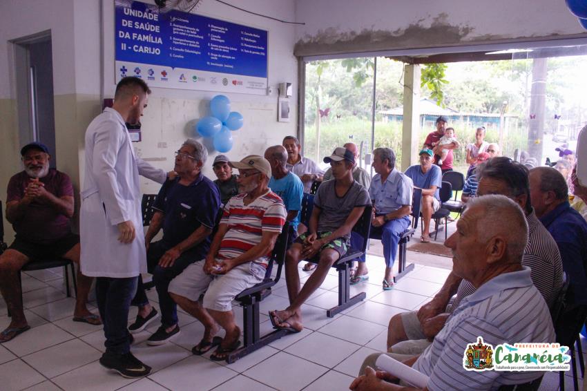 Saúde realiza ações sobre o Câncer de Próstata no Novembro Azul