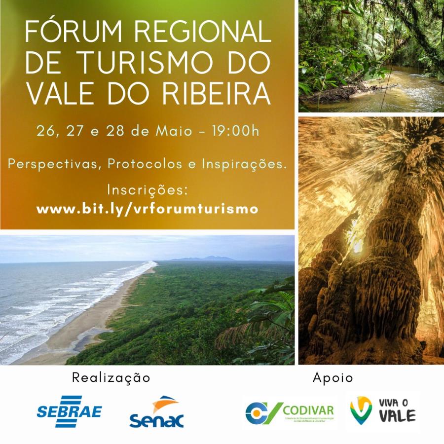 Fórum Regional de Turismo terá palestras para ajudar em retomada