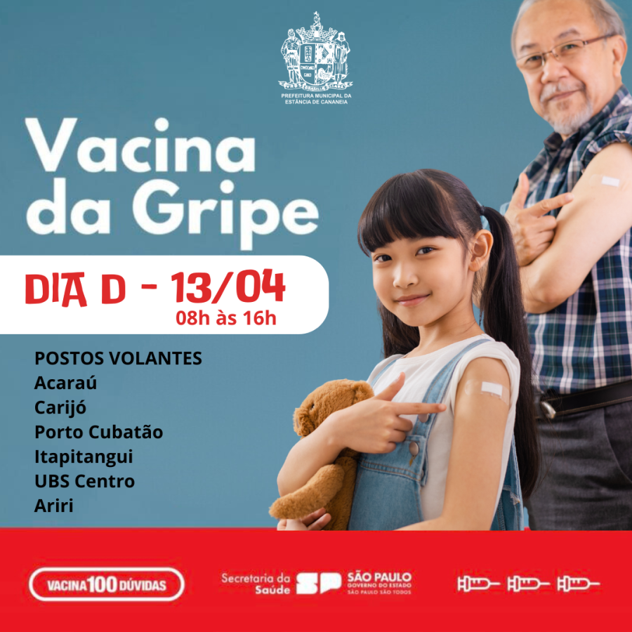SAÚDE - 📢 Dia D da Campanha de Vacinação contra a Gripe!
