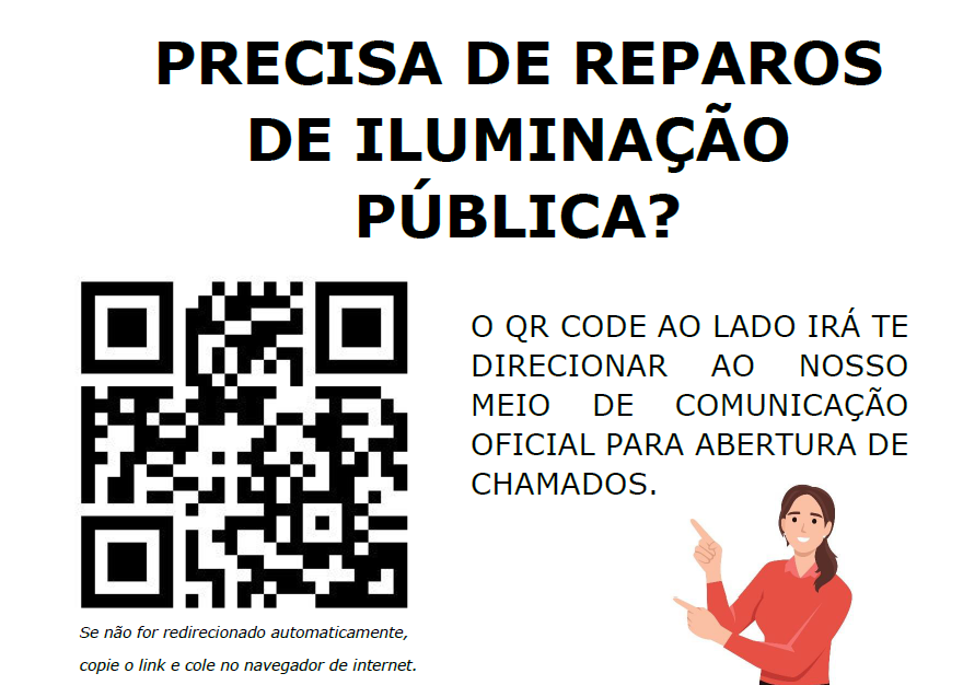 Reparos na iluminação pública