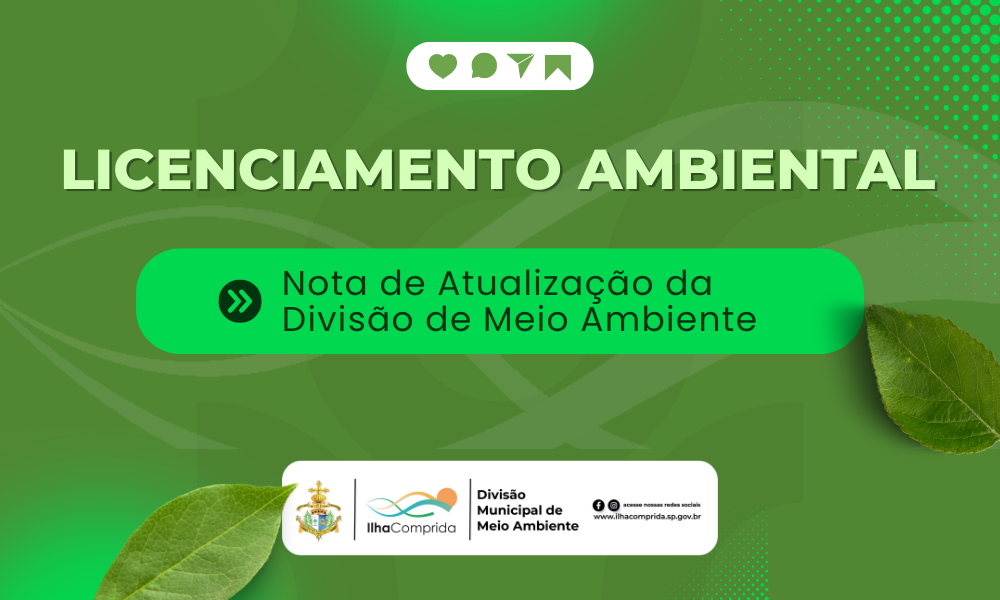 Licenciamento Ambiental – Nota de Atualização