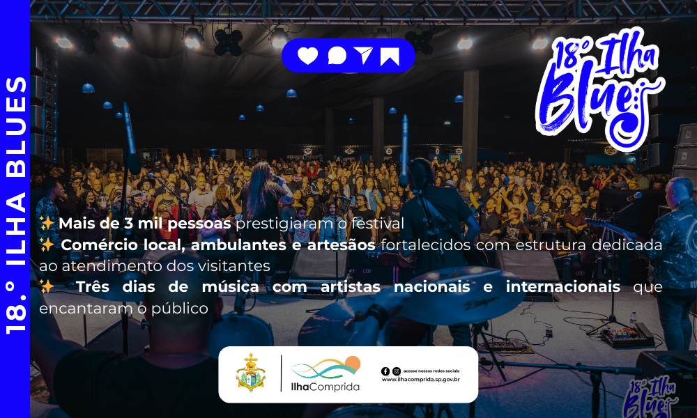 18º Ilha Blues reúne mais de 3 mil pessoas em três dias de festival e fortalece a economia local