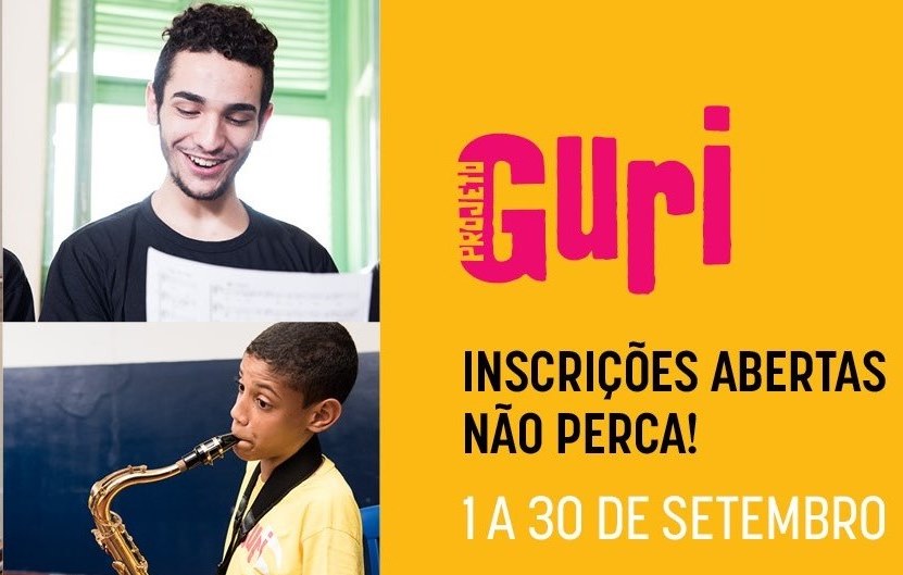 Pandemia Coronavírus-Informação -Estão abertas inscrições para aulas de violão e percussão do Projeto Guri