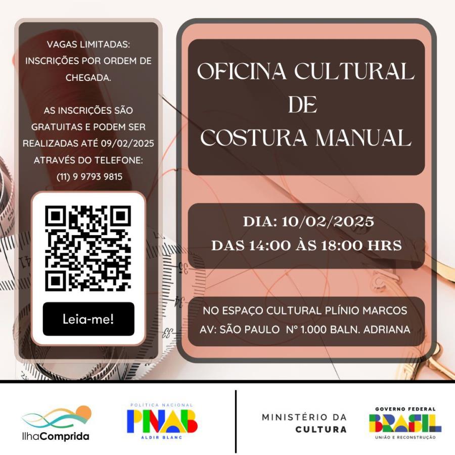 Oficina Cultural de Costuma Manual