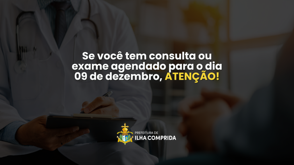 Saúde orienta sobre confirmações de consultas devido ao feriado municipal
