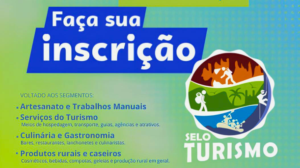 Selo Turismo 2026 aberto