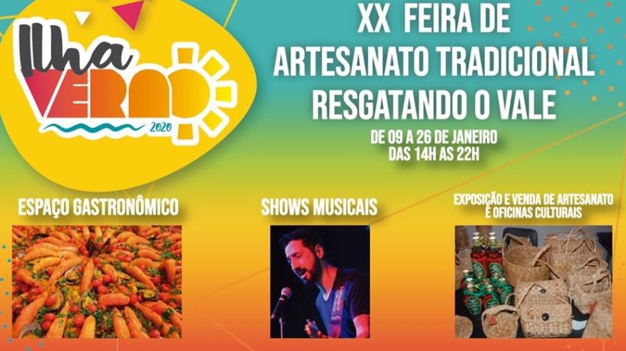 XX Feira de Artesanato Tradicional Resgatando o Vale começa quinta 9/01 e prossegue até 26/01