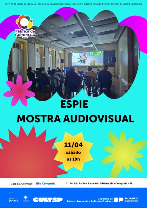 Mostra Audiovisual ESPIE chega em Ilha Comprida