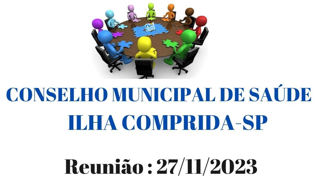Conselho Municipal de Saúde convida a população para reunião no dia 27/11