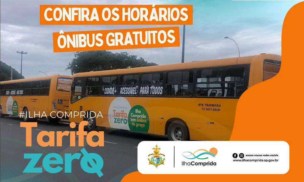 Município da Ilha informa itinerários e horários do transporte urbano com Tarifa Zero