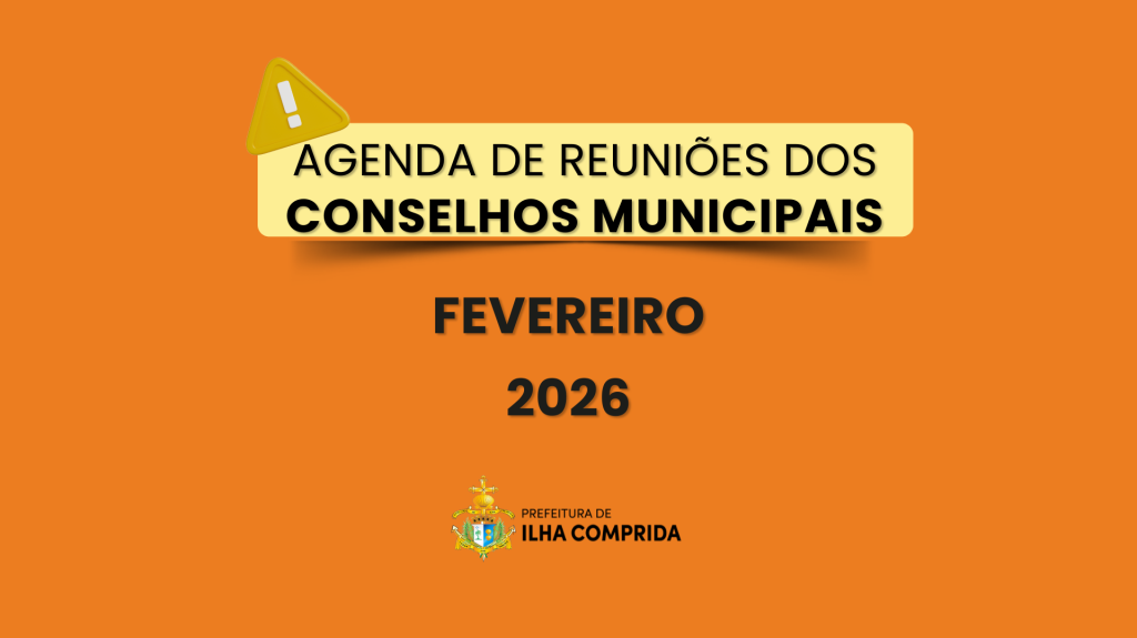 Agenda das reuniões de Fevereiro dos Conselhos Municipais