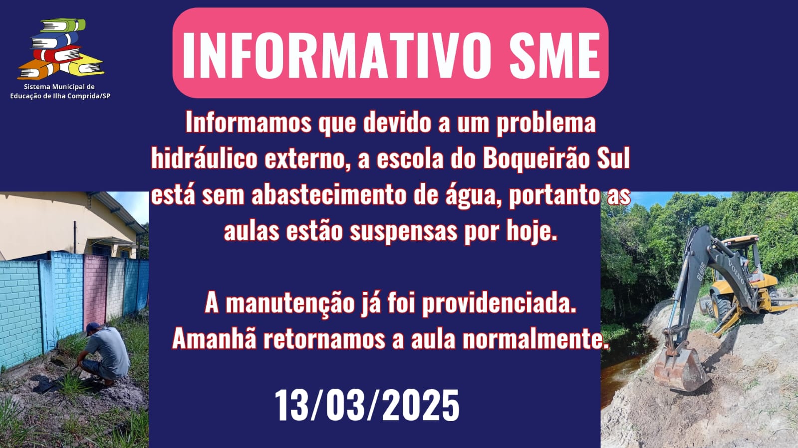 Informativo do Sistema Municipal de Educação - 13/03/2025