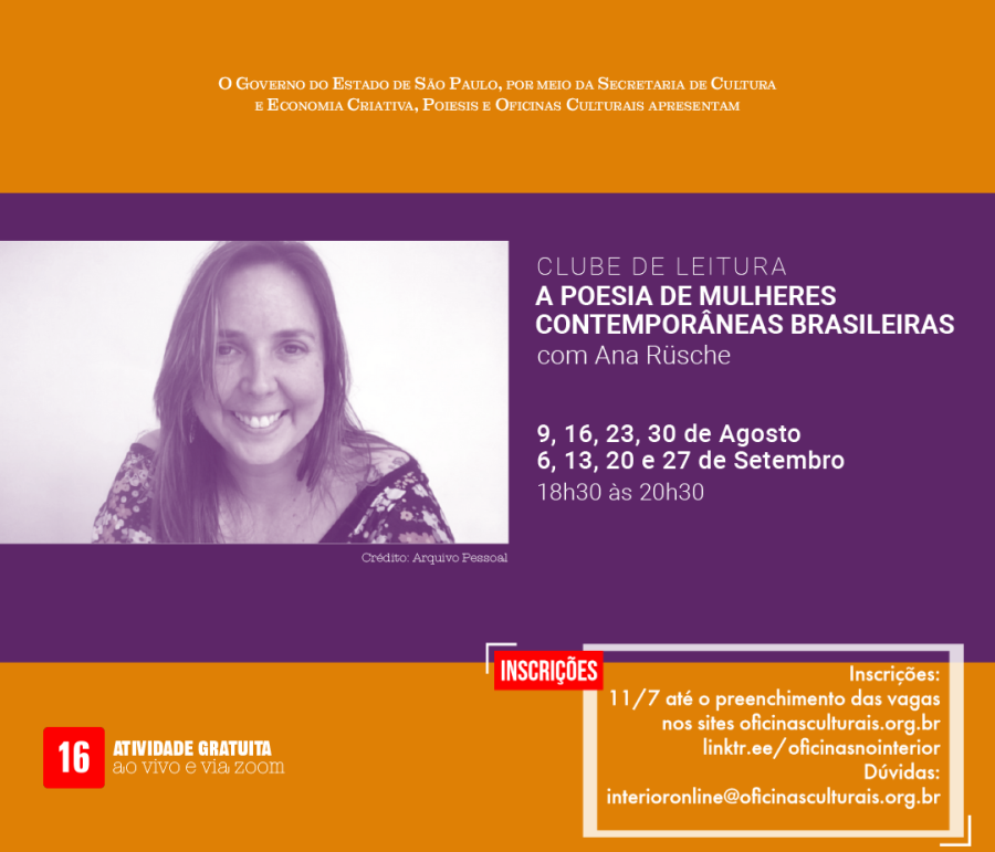 Cultura da Ilha e Ponto MIS anunciam inscrições abertas para os cursos gratuitos ao vivo pelo Zoom. Escolha o seu e inscreva-se on line
