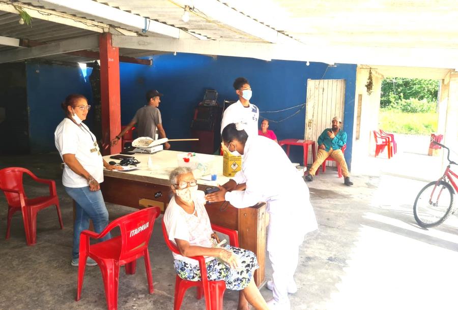 Programa Hiperdia com a equipe Doralice na Comunidade , porque a prevenção é muito importante