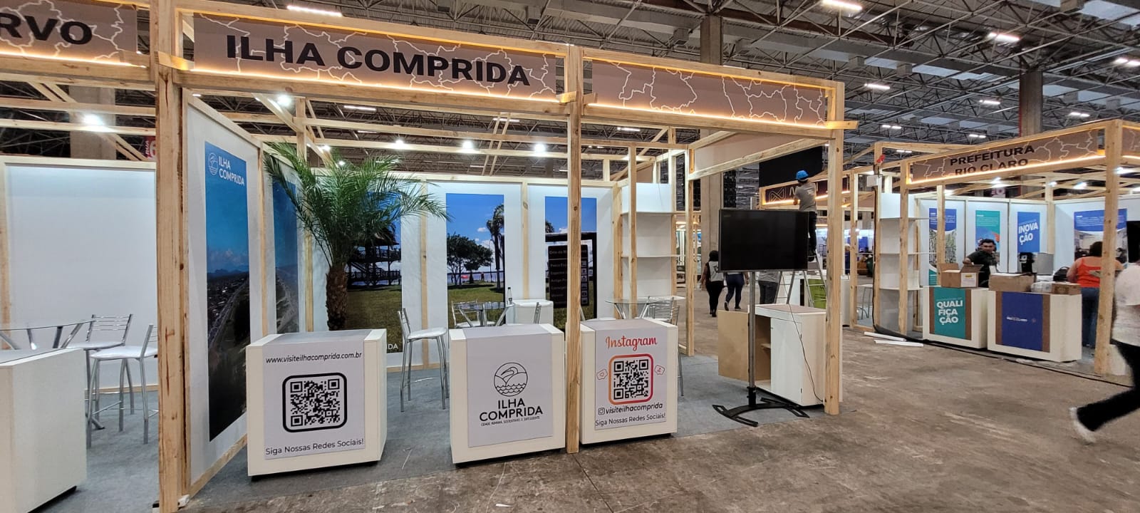 Começa nesta segunda 16/10 a Feira do Empreendedor 2023 do Sebrae, em São Paulo.Ilha ocupa a estande 63