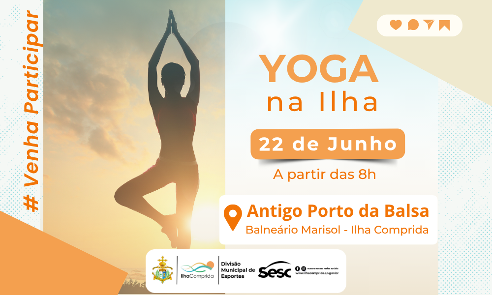 🧘♂️🌊 Respira... e vem se reconectar! Yoga na Ilha