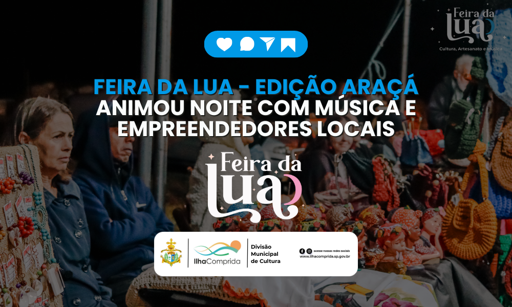 Feira da Lua no Balneário Araçá reúne público com música, cultura e empreendedores locais