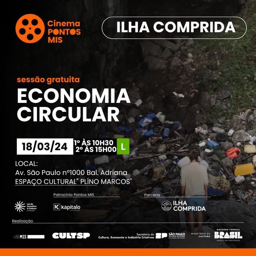 Cinema Pontos Mis e Cultura exibem Mar Brasileiro e Economia Circular nesta segunda 18/03