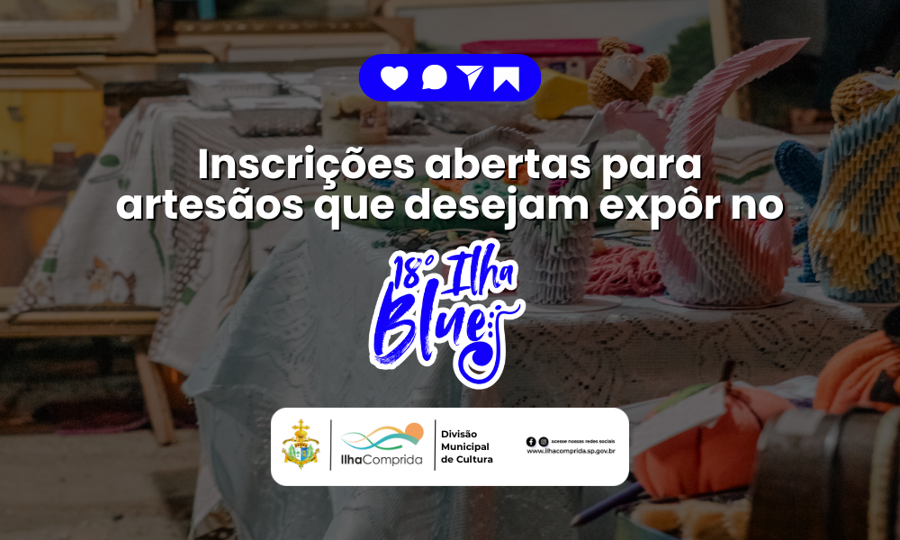 Inscrições abertas para artesãos no 18º Ilha Blues