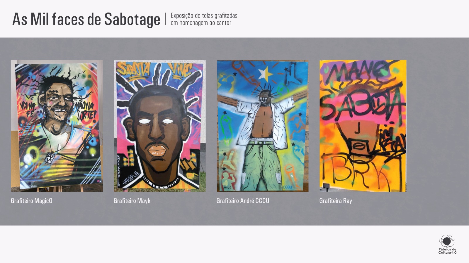 Exposição “As mil Faces de Sabotage” e Projeto das Manas marcam nesta segunda 20/11, o Dia da Consciência Negra na Ilha