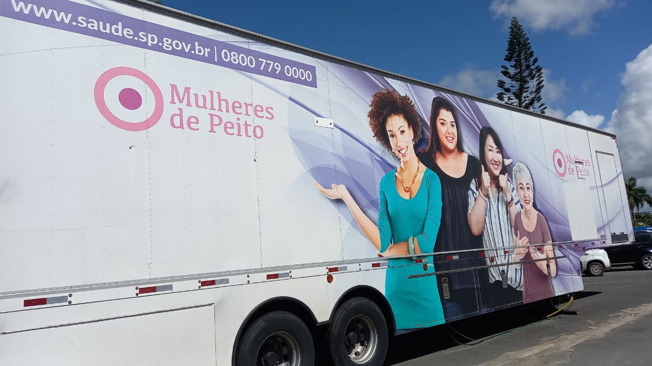 Carreta da Mamografia “Mulheres de Peito” prossegue com atendimento na  Ilha até o sábado 25/03 