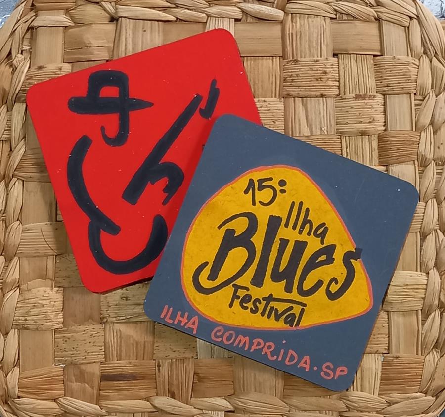Souvernirs oficiais do Ilha Blues Festival Internacional estarão à venda na estande Riquezas da Ilha -Dá Gosto ser do Ribeira