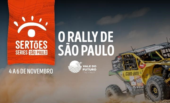 Rally São Paulo-Vale do Futuro SERTÕES contará com a Vila do Futuro, Gastronomia, Artesanato e Cultura, entre 4 e 6/11