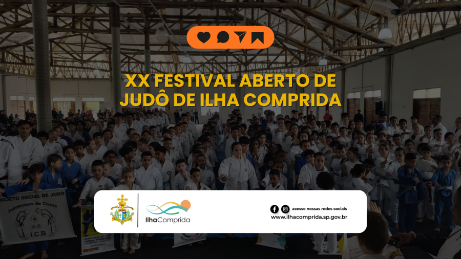 XX Festival Aberto de Judô de Ilha Comprida reúne mais de 270 atletas do Vale do Ribeira e do ABC Paulista