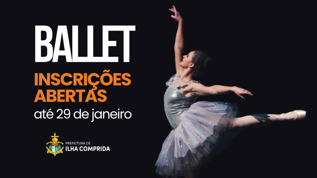 Ballet abre inscrições em Ilha Comprida
