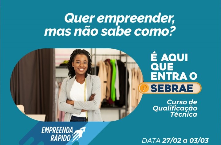 Município e Sebrae abrem inscrições para Curso on line Descomplique