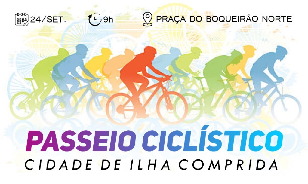 Passeio Ciclístico Cidade de Ilha Comprida será no dia 24 de setembro