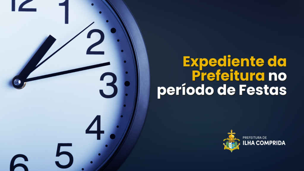 Prefeitura divulga Decreto sobre o expediente durante as festas de fim de ano