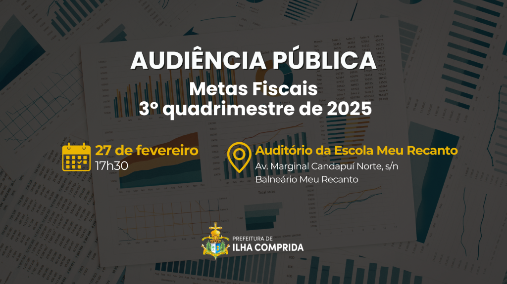 Prefeitura convida população para Audiência Pública no dia 27 de fevereiro