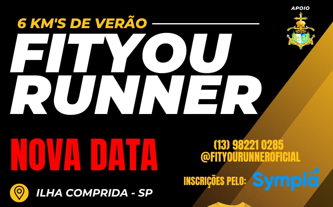 Fityou Runner- Corrida de Rua será realizada no domingo 29/01, no antigo Porto da Balsa 