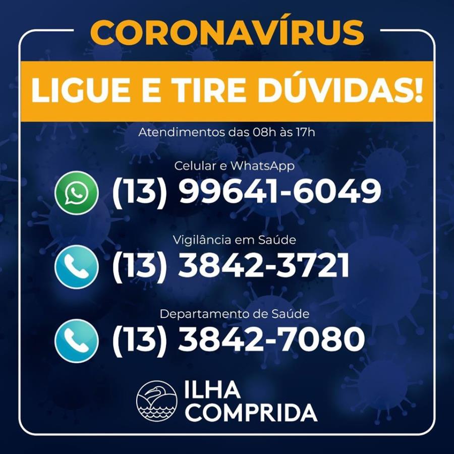 Saúde lança telefones para esclarecimento de dúvidas sobre o Coronavírus 
