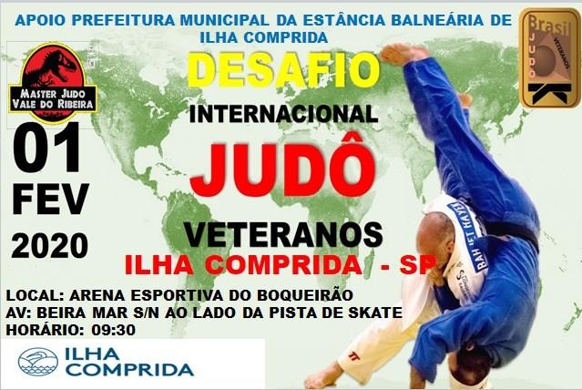 Ilha Verão Arena Esportiva convida para o Desafio Internacional de Judô no dia 01/02