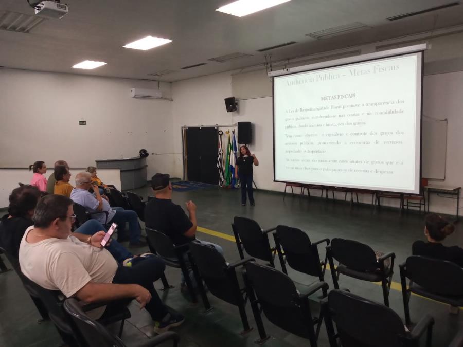 Município realizou, na quarta 27/09, Audiência Pública com o tema Metas Fiscais
