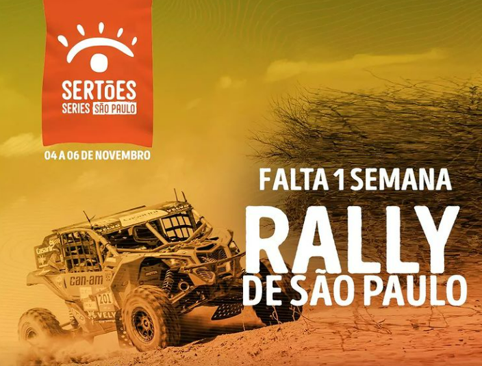 Ilha recebe entre os dias 4 e 6/11 o Rally São Paulo- Vale do Futuro - SERTÕES