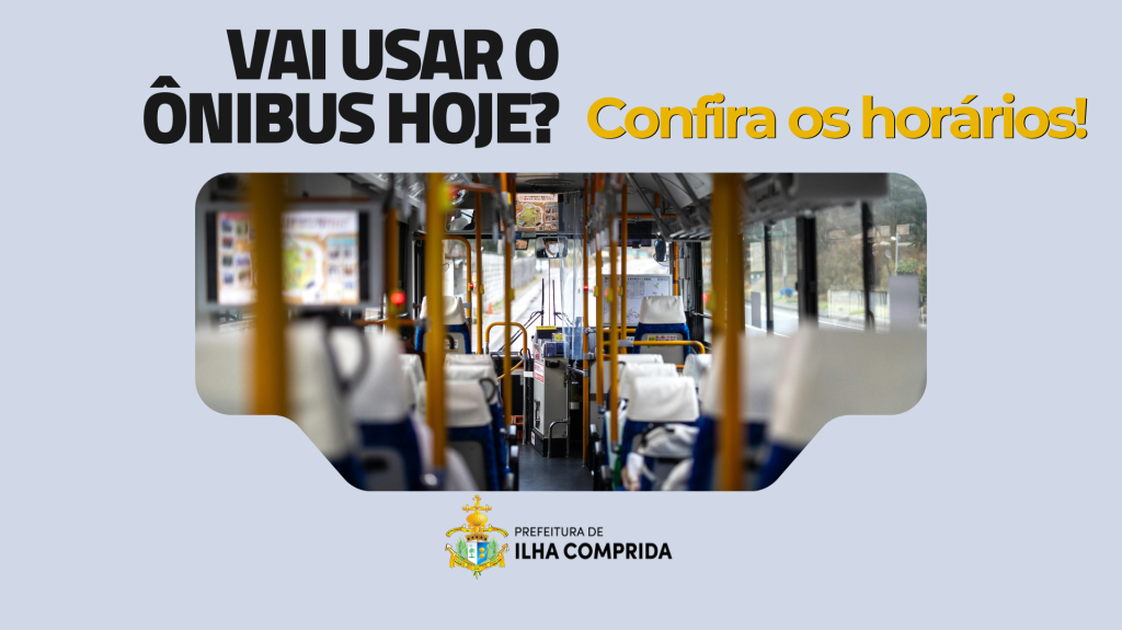 Vai sair de ônibus? Confira os horários das linhas municipais