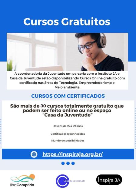 Cursos gratuitos com certificados